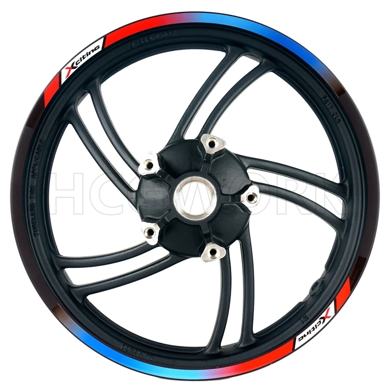 Electric Scooter Accessories Wheel Hub Wheel Rim Sticker Reflective Stickers For Kymco Ct250 Ct300 Xciting 300/400