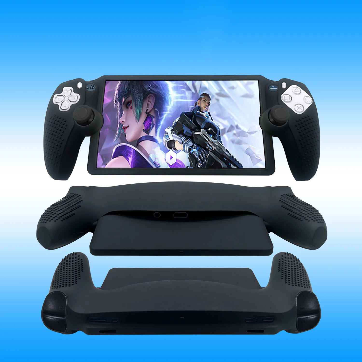 Per Ps5 Portal Cover In Silicone Antiscivolo Per Playstation Portal Dispositivo Portatile Full Pack Custodia Protettiva Antipolvere
