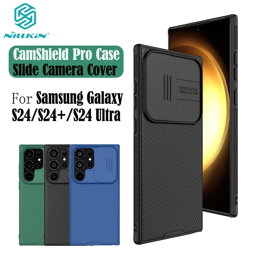 Per Samsung Galaxy S24 Ultra Case Nillkin Camshield Pro Slide Camera Protezione Della Privacy Cover Posteriore Per Samsung S24 S24+ Plus
