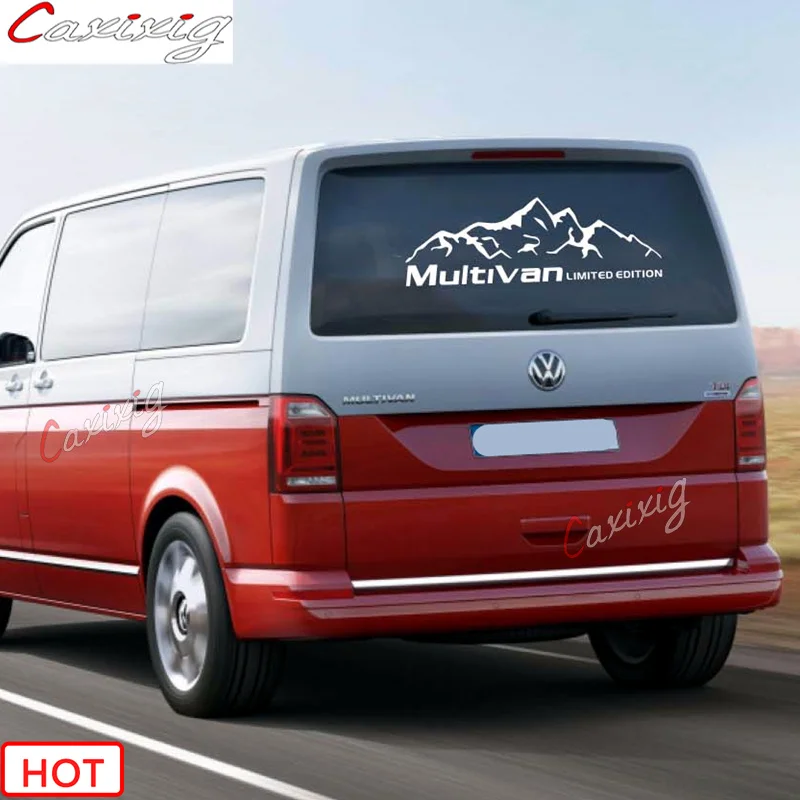 Auto Door Window Decor Stickers Mountain Sport Styling Car Body Tails Decalcomania In Vinile Per Volkswagen Multivan T4 T5 T6