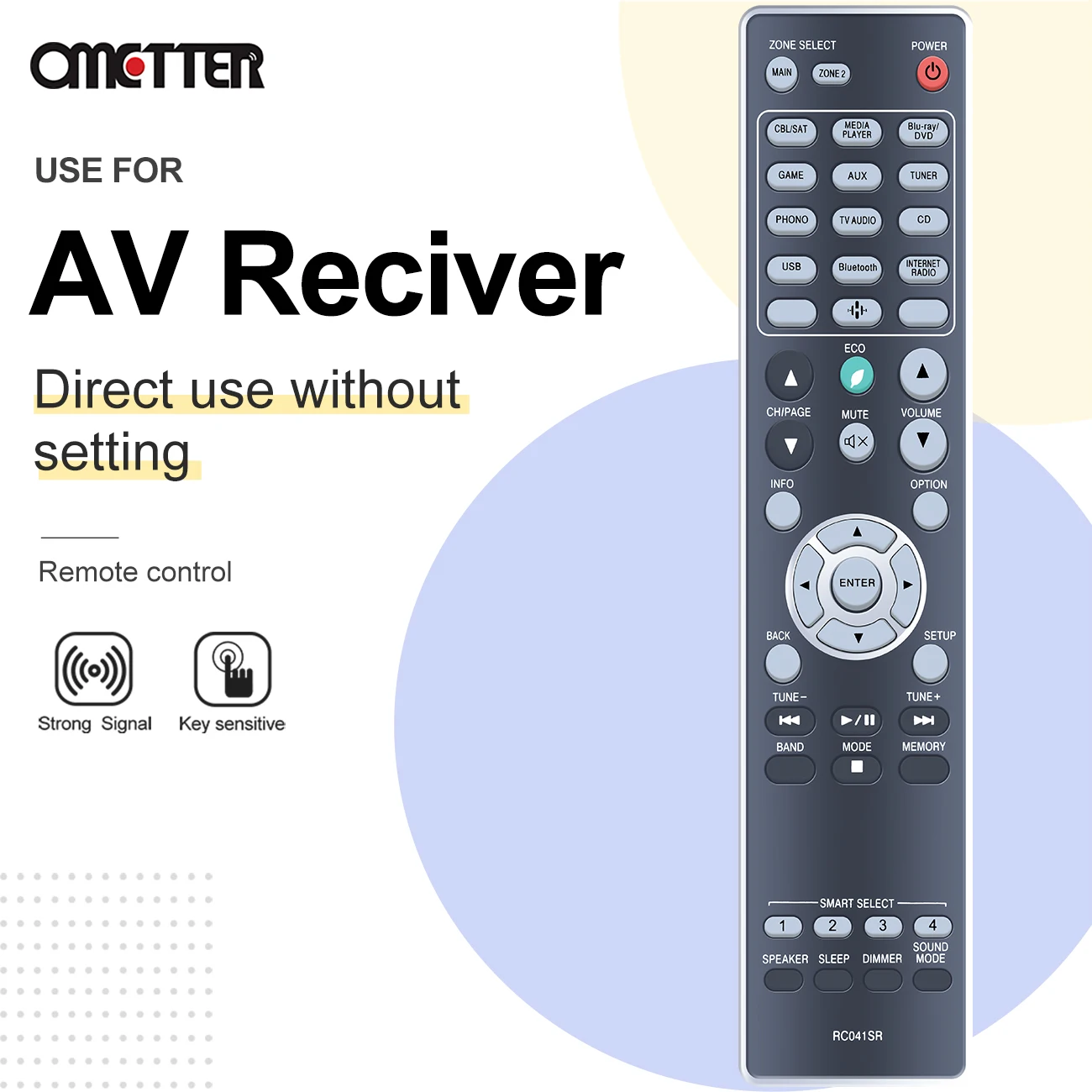 Nuovo Telecomando Per Ricevitore Home Theater Surround Av Di Rete Marantz Rc041Sr Nr1200 Nr1506
