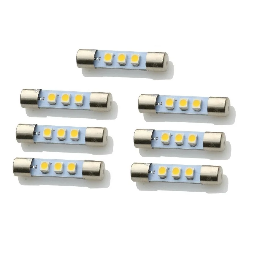 7 Nuovissimo Ac8V Led Fusibile Lampada Pannello Anteriore Luci Per Ricevitori Hi-Fi Vintage Marantz Sansui Kenwood Sony Pioneer E Altri Audios