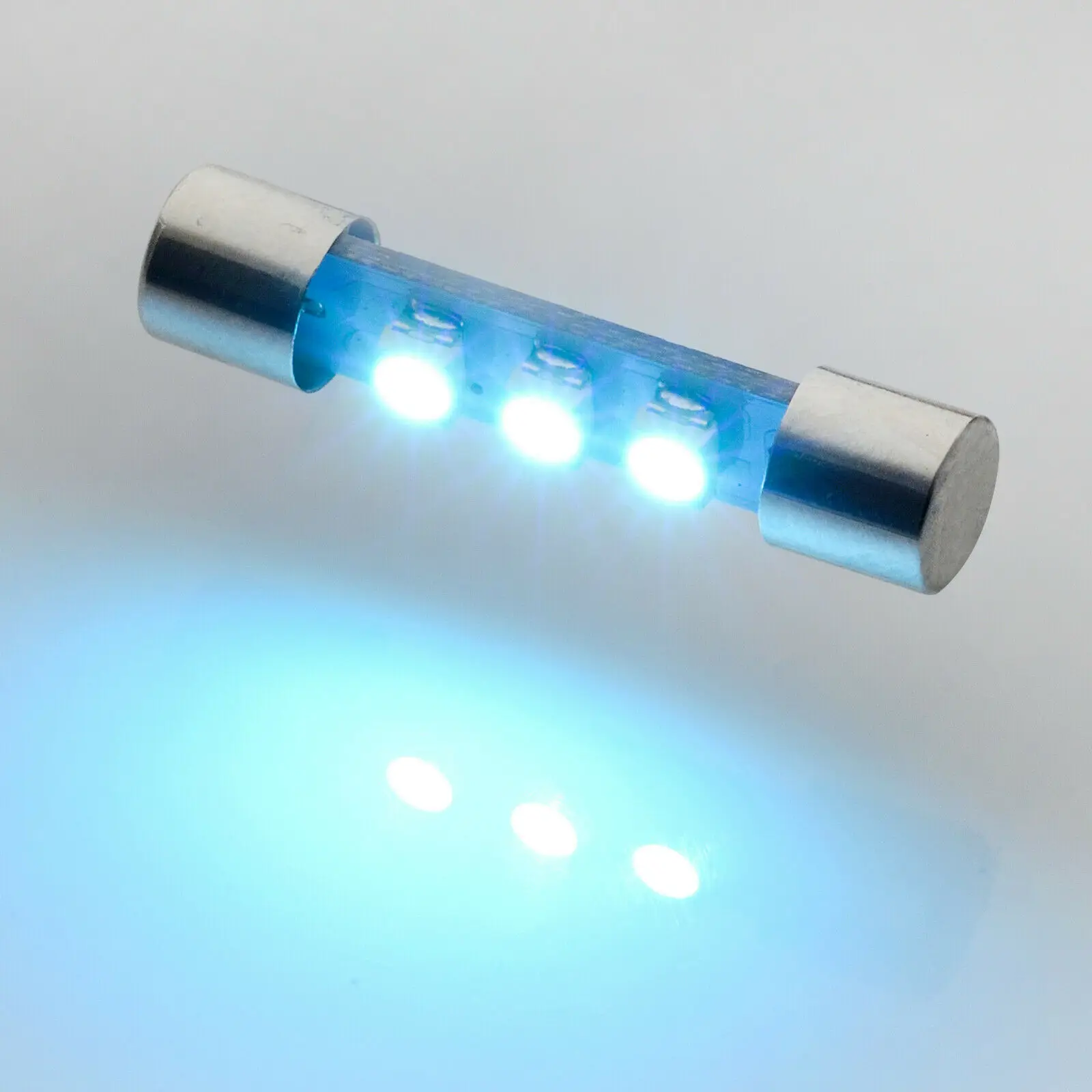 25 New Cool Blue Audio Lighting Ac8V Led Fuse Lamp Lampadine Fit Marantz,Sansui,Kenwood,Pioneer E Molti Ricevitori Stereo Vintage