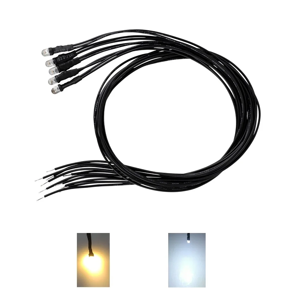 Tecoclampe 10 Nuovi Indicatori Luminosi Cablati A Led Ac8V Utilizzati Nel Qrx-777 7001 Onkyo Marantz Kenwood Pioneer E Molti Ricevitori Vintage