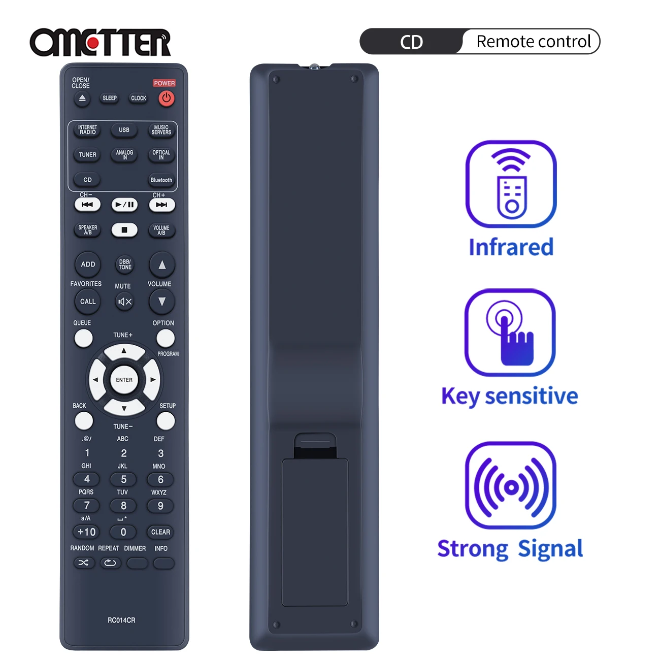 Per Telecomando Marantz Rc014Cr M-Cr611 Mcr611 M-Cr610 M-Cr603 M-Cr612 Lettore Di Sistema Audio Video Ricevitore Cd Di Rete Compatto