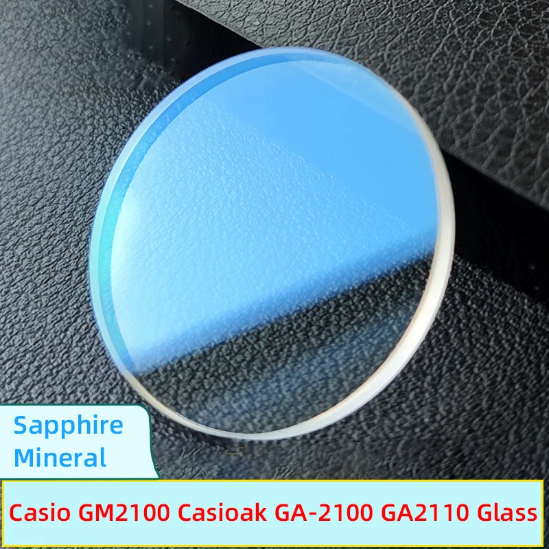 Gm-2100 Specchio Zaffiro Per Casio Gm2100 Vetro Casioak Ga-2100 B2100 Vetro Cassa Minerale Vetro G-Shock 2100 Parti Accessorio Custodia