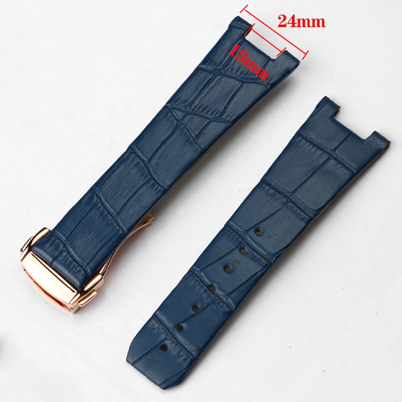 Cinturino In Pelle Da Uomo Per Omega Constellation Double Eagle 39Mm Watch 131.10 Cinturino 24*13Mm Bracciale 131.10 Bracciale Da Polso