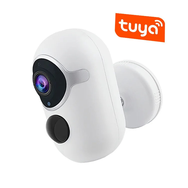 2Mp 1080P Tuya App Solar Power Outdoor Water-Proof Ip Camera Wire-Free Ai Rilevamento Umanoide Sicurezza Domestica Baby Monitor