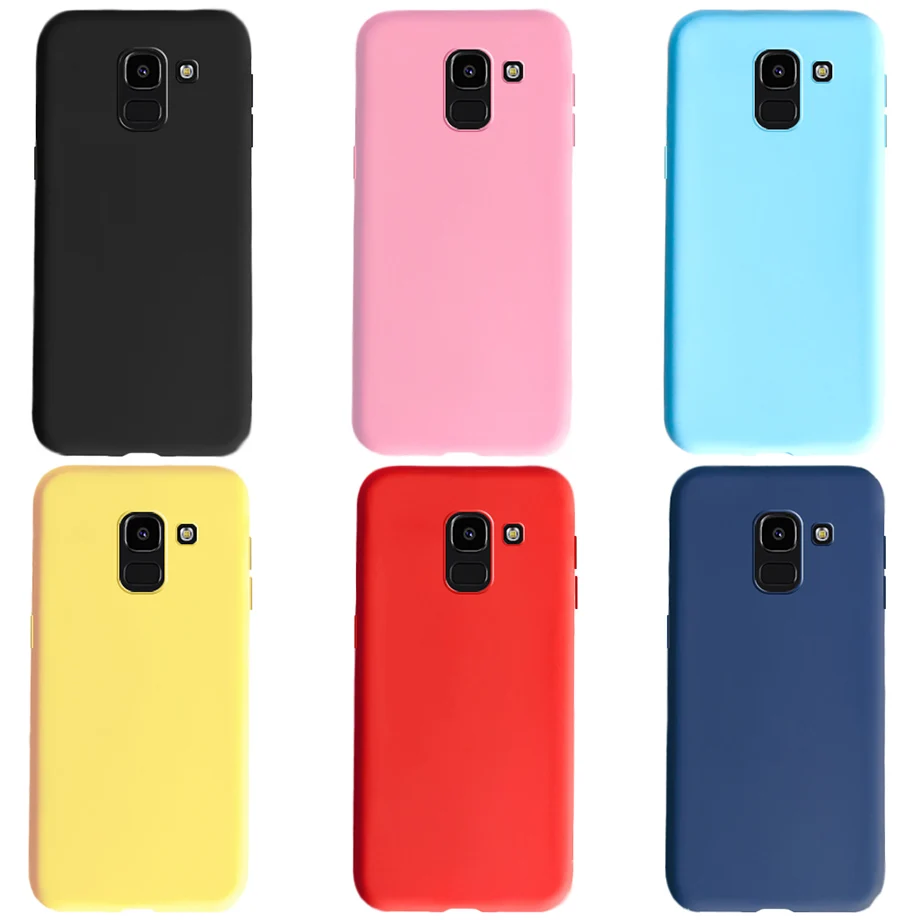 Custodia Morbida In Silicone Per Samsung J6 Plus Custodie Cover Tpu Bumper Per Samsung Galaxy J6 Plus 2018 J6 + J6 2018 J600 J610F Case
