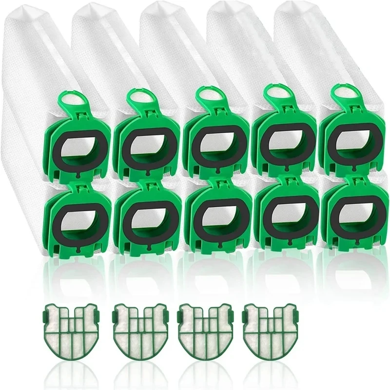 Ricambi Sacchetto Della Polvere Compatibile Per Vorwerk Vb100 Fp100 Vb 100 Fp 100 Aspirapolvere