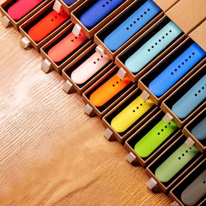 Cinturino In Silicone Per Cinturino Apple Watch 45Mm 41Mm 40Mm 44Mm 42Mm 45Mm Correa Bracciale Iwatch Series 5 4 3 8 6 Se 7 8 9 Ultra 2 49Mm