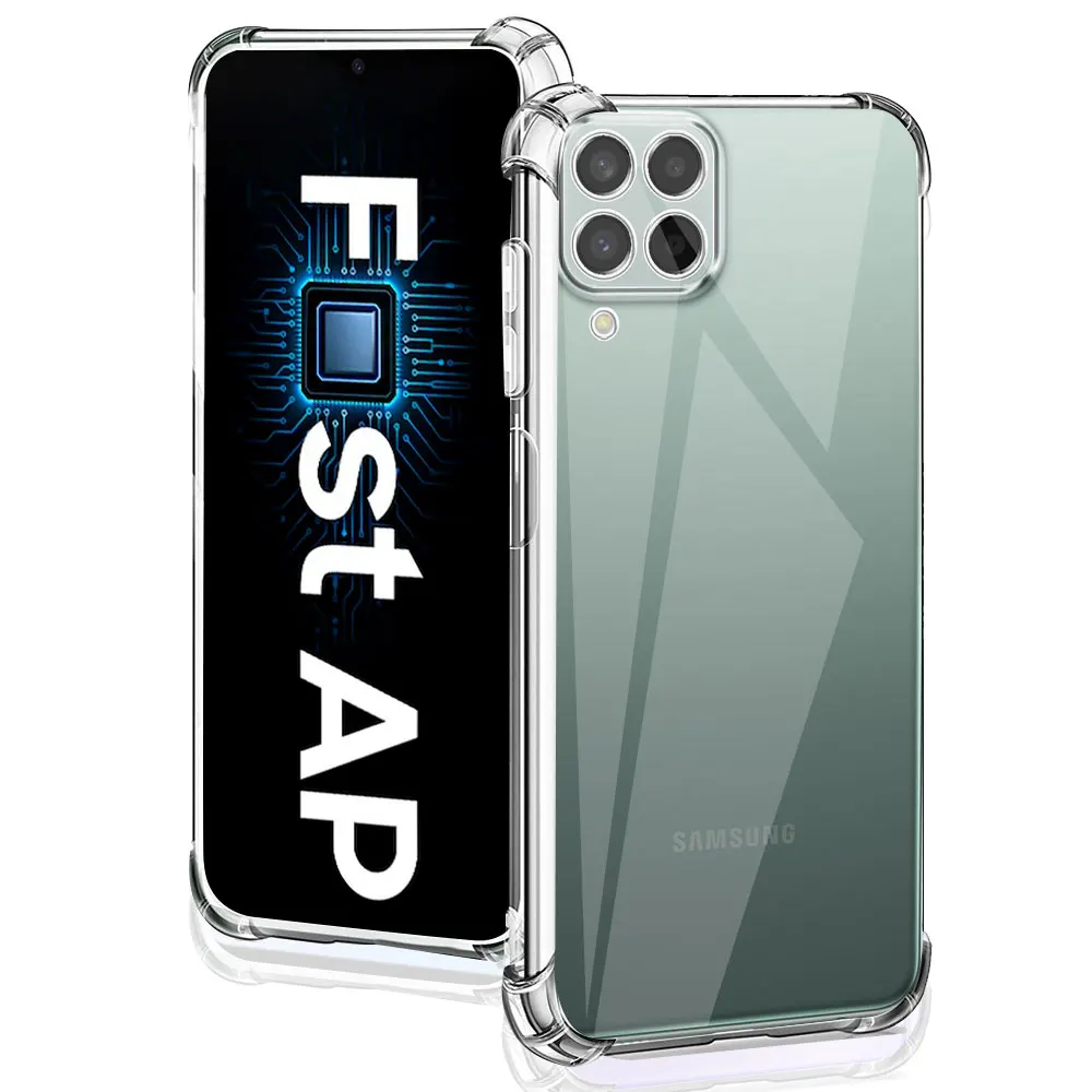 Per Samsung Galaxy M33 5G Custodia Custodia Morbida In Silicone Antiurto Trasparente Per Samsung M33 Custodia Trasparente Per Samsung M33 Funda Coque