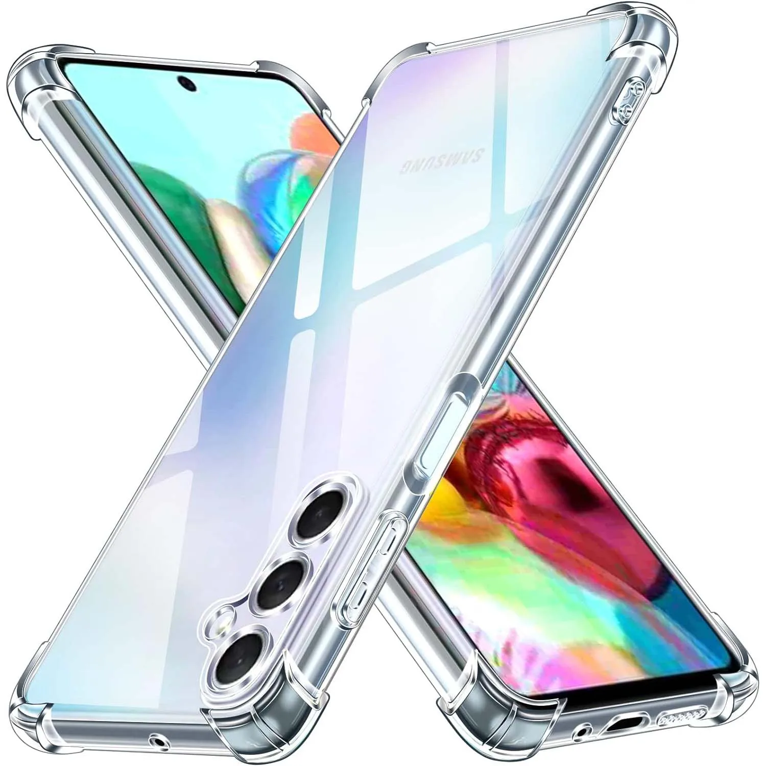 Custodia Posteriore Morbida In Silicone Trasparente Antiurto Per Samsung Galaxy M54 5G M53 5G M52 5G M34 5G M33 5G M32 5G M32 4G M13 5G M22 4G Coque