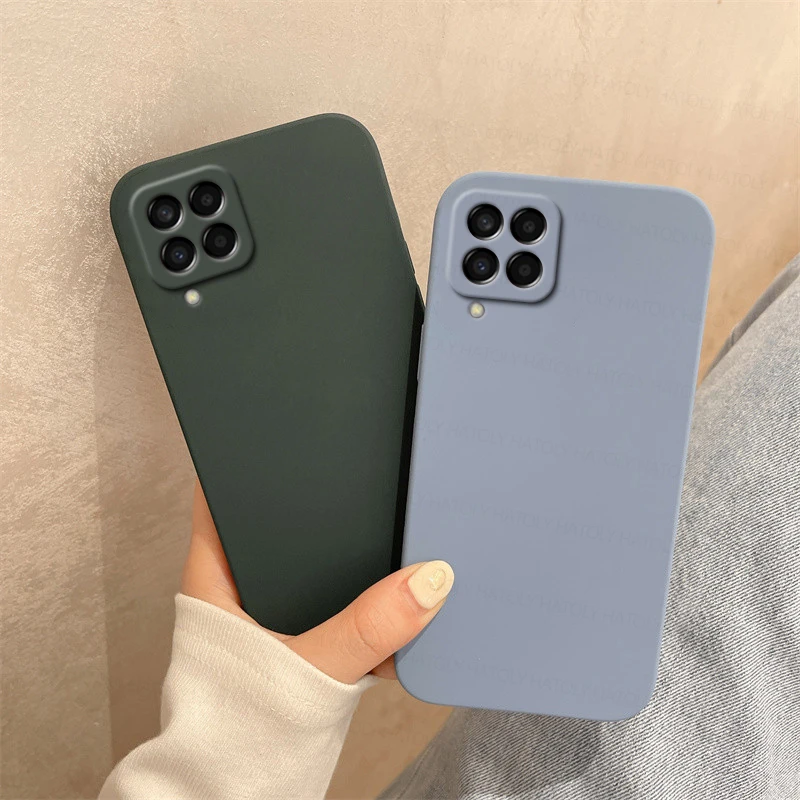 For Samsung Galaxy M33 5G Case Galaxy M23 M33 M53 Cover Tpu Shockproof Liquid Silicon Phone Back Cover For Samsung Galaxy M33 5G