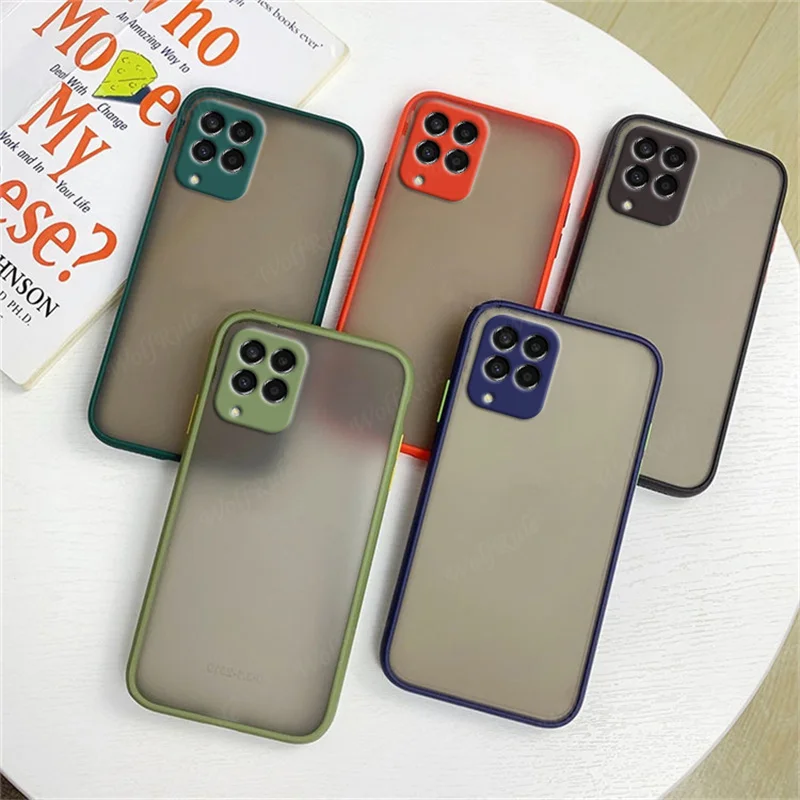 Per Samsung Galaxy M33 Custodia Cover Per Samsung M33 Capas Paraurti Antiurto Cover Opaca Traslucida Per Samsung M 33 M33 5G Fundas