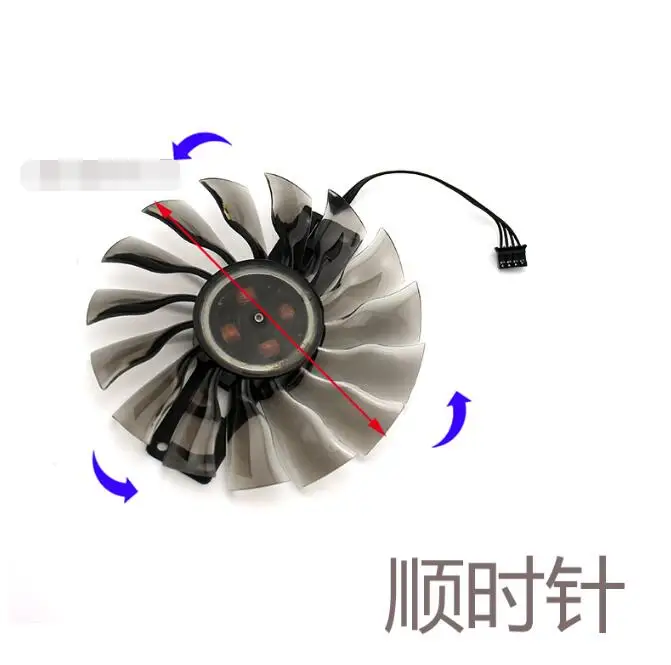Apistek Rotek Gaa8S2H Pfta Dc 12V 0.35A Ventola Grafica Ard Ventola Di Raffreddamento