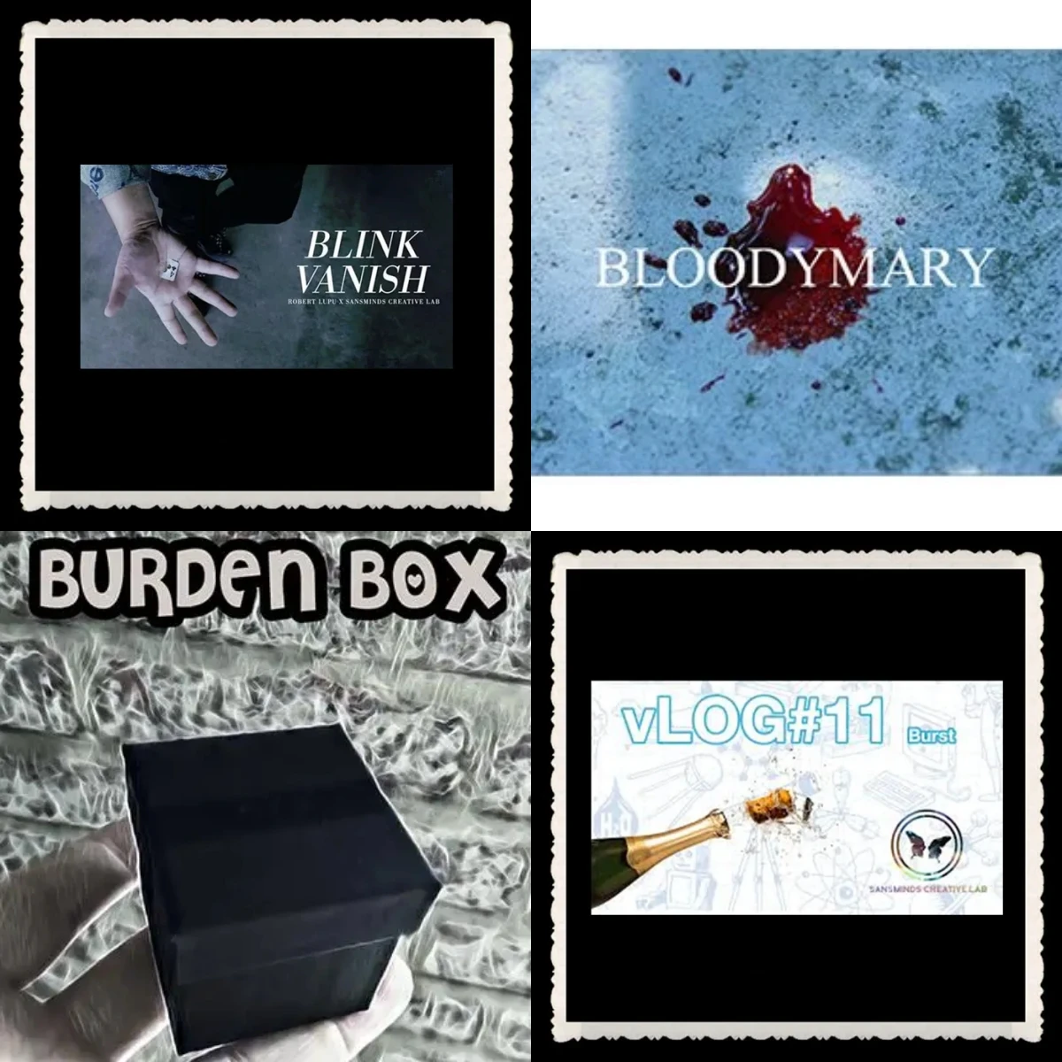 Blink Vanish By Sansminds,Bloody Mary Di Arnel Renegado, Scatola Di Carico Di Paul Hamilton,Burst By Sansminds-Trucchi Magici