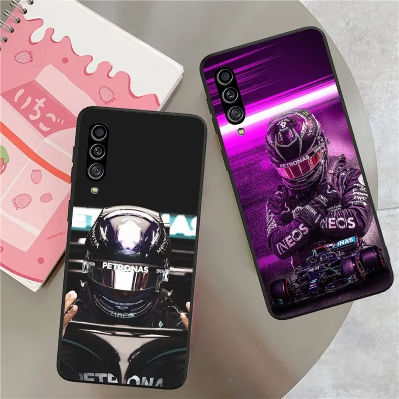 Custodia Per Telefono F1 Lewis Hamilton 44 Per Samsung Galaxy S23 S22 S21 S10 S9 S8 Plus Cover Morbida Ultra Nera Per Telefono Funda