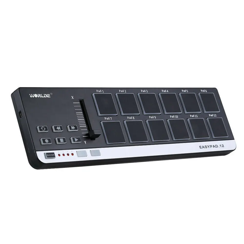 )De Easypad.12 Controller Midi Professionale Tastiera Per Pianoforte Interfaccia Batteria Controller Midi Pad