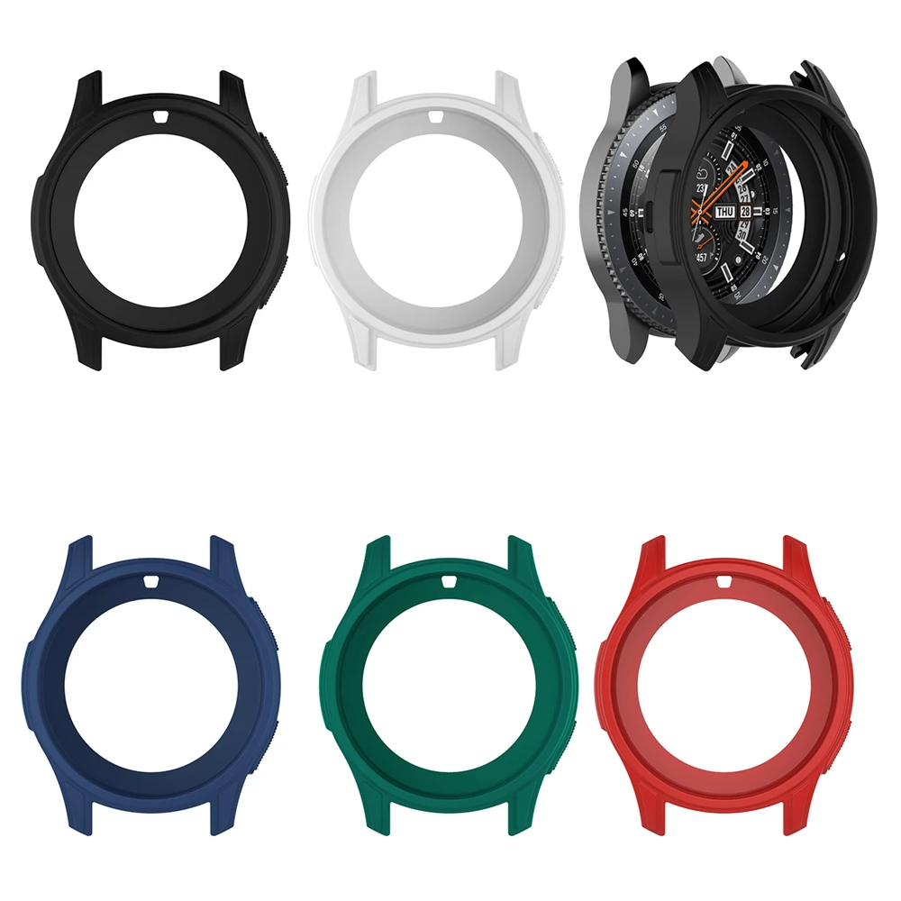 Custodia Protettiva In Silicone Per Samsung Galaxy Watch 46Mm Sm-R800 & Gear S3 Frontie Smartwatch Custodia Protettiva