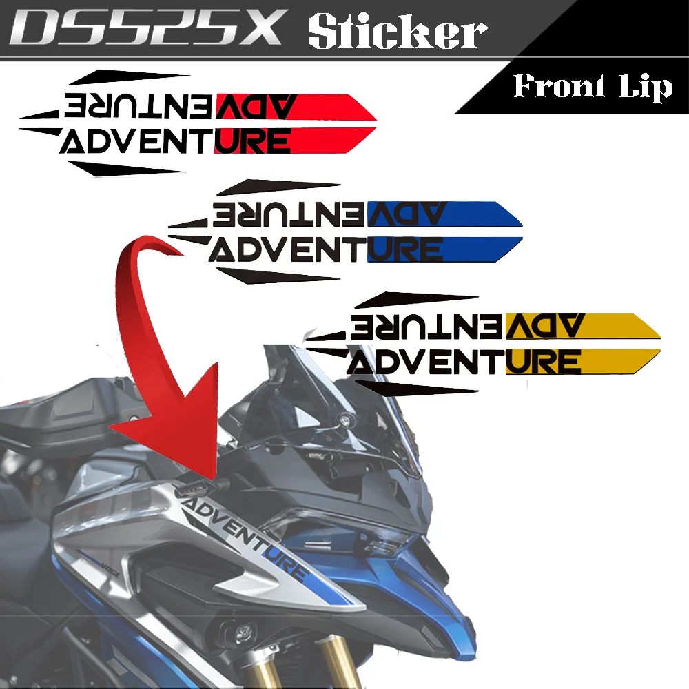 Accessori Moto Head Front Lip Adventure Decalcomanie Adesivi Per Voge Valico Dsx Ds X Ds525X 525Dsx Ds525 525X 500Ds 525 2023