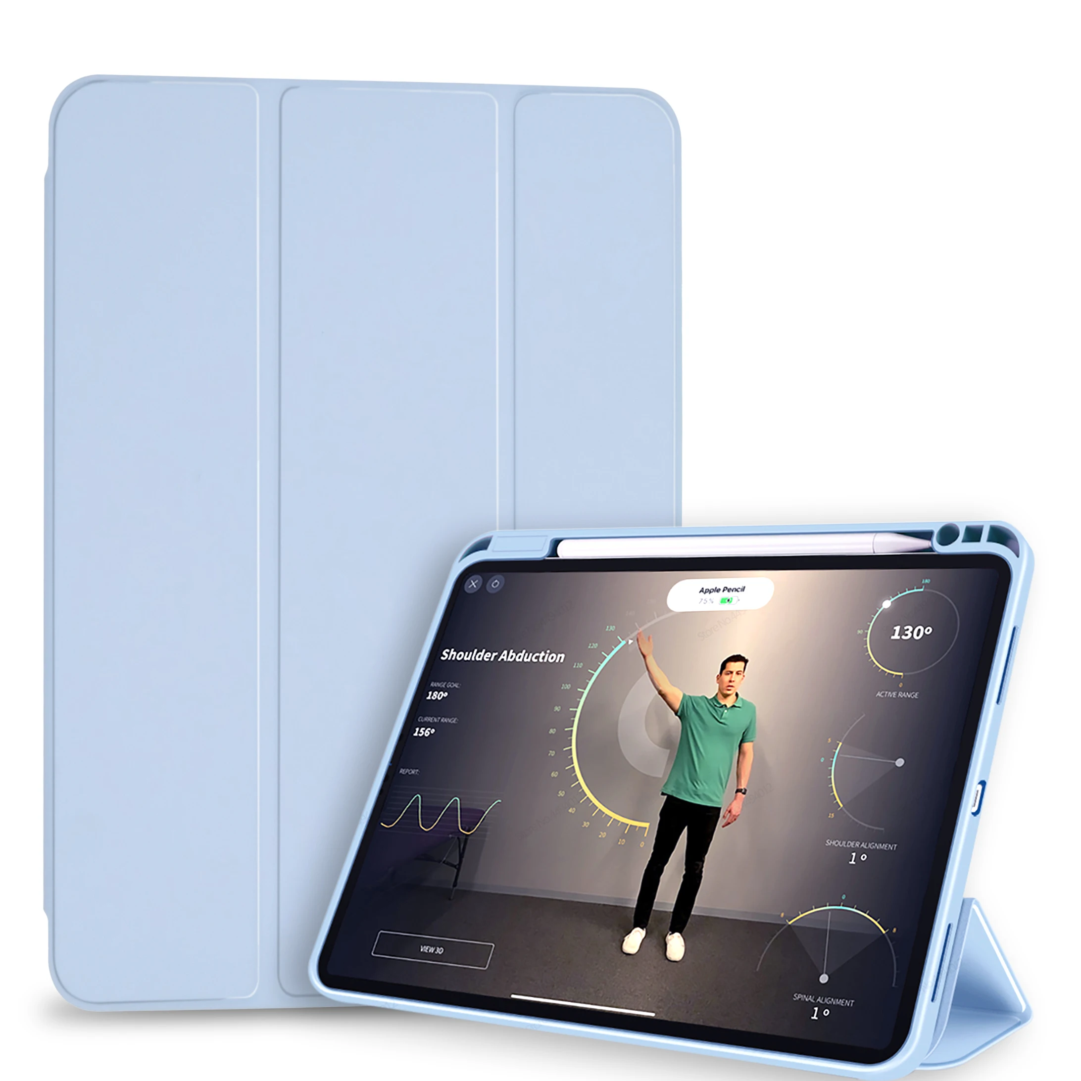 Per Ipad Pencil Cases Funda Ipad Pro 12.9 Case 2021 Ipad Mini 6 Case 2020 Ipad Air 4 Case 10Th Gen 2022 M2 Ipad Pro 11 3Rd Cover