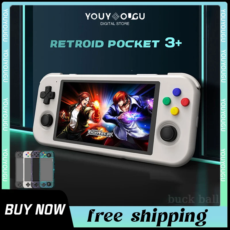Retroid Pocket 3 Plus 128G Retroid Pocket 3 + Retroid Pocket 3.5 Android 11 Touch Screen Da 4.7 Pollici 4G + 128Gb Giochi Retrò Ps/Ps1/Psp