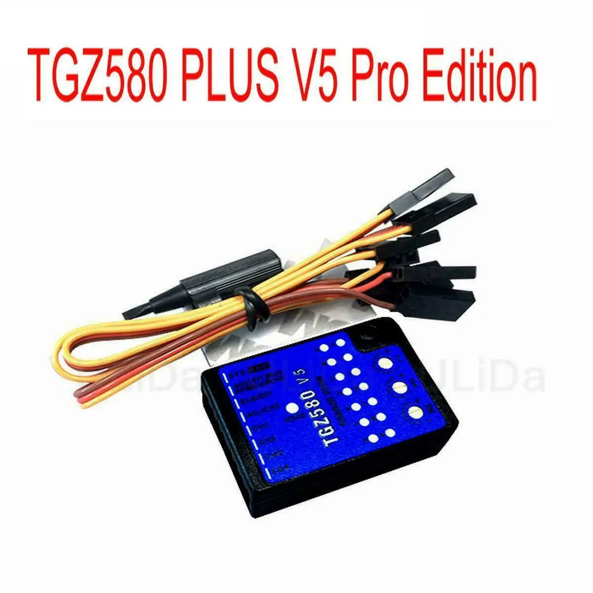 E-Teck Tgz580 V5 Giroscopio A 3 Assi Flybarless 4.5 ~ 10V Per Align T-Rex Rc 250-800 Elicottero