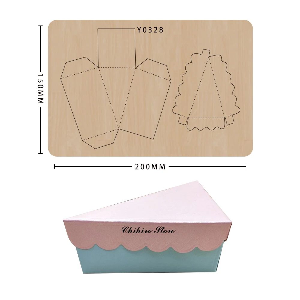 Fustelle Per Scatole Per Torte Scrapbooking Per Stampi In Pelle Artigianale Fai-Da-Te Adatto Per Macchine Comuni Big Shot E Sizzix