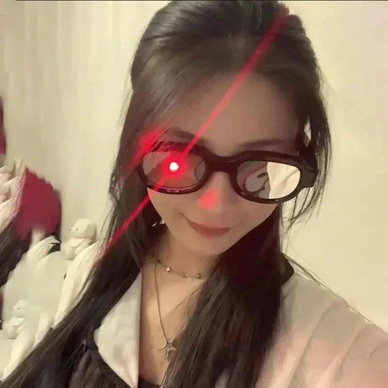 Party Cyberpunk Glowing Eyewear Led Red Eye Effetti Speciali Occhiali Luminosi Uomo Donna Occhiali Divertenti Cosplay Occhiali Lucidi