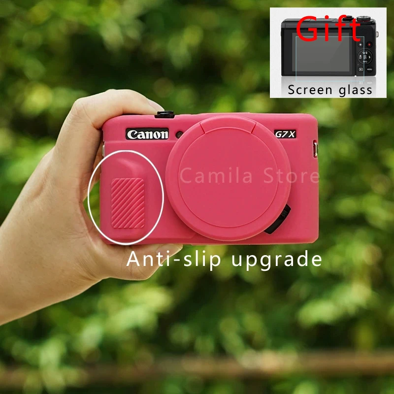 Nuovo Per Canon G7X Ii G7X Iii G7X3 G7X2 G7X Mark Ii G7X Mark Iii Custodia Protettiva In Silicone Morbido Antiscivolo Per Fotocamera