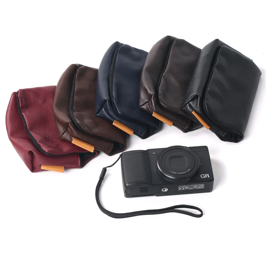 Custodia Morbida Per Fotocamera In Pelle Pu Per Sony Zv-1 Zv1 Dsc-Rx100 Rx100 Mark Vii Vi V Iv Iii Ii I M7 M6 M4 M3 Hx99 Hx95 Hx90 H50