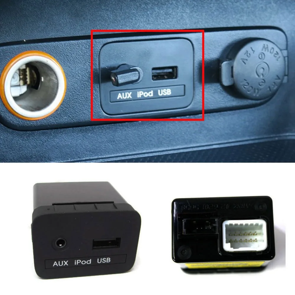 Assy Jack Usb Aux Originale Per Console Per Kia Sportage 961103 W500 96110 3 W500