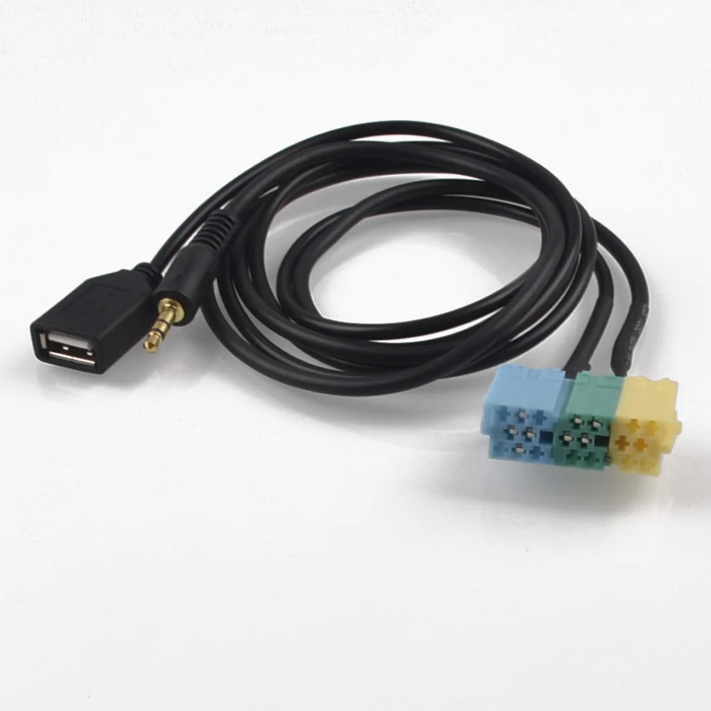 Car Video Audio Mp3 Aux Usb + 3.5Mm Cavo Adattatore Spina Per Kia Sportage Per Hyundai Per Kia Sportage