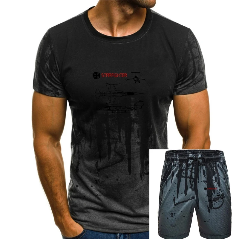 Vendita Calda 2020 Fashion Starfighter F104 Jets Jet German Army Bw Air Force Plane - T Shirt O-Collo T Shirt