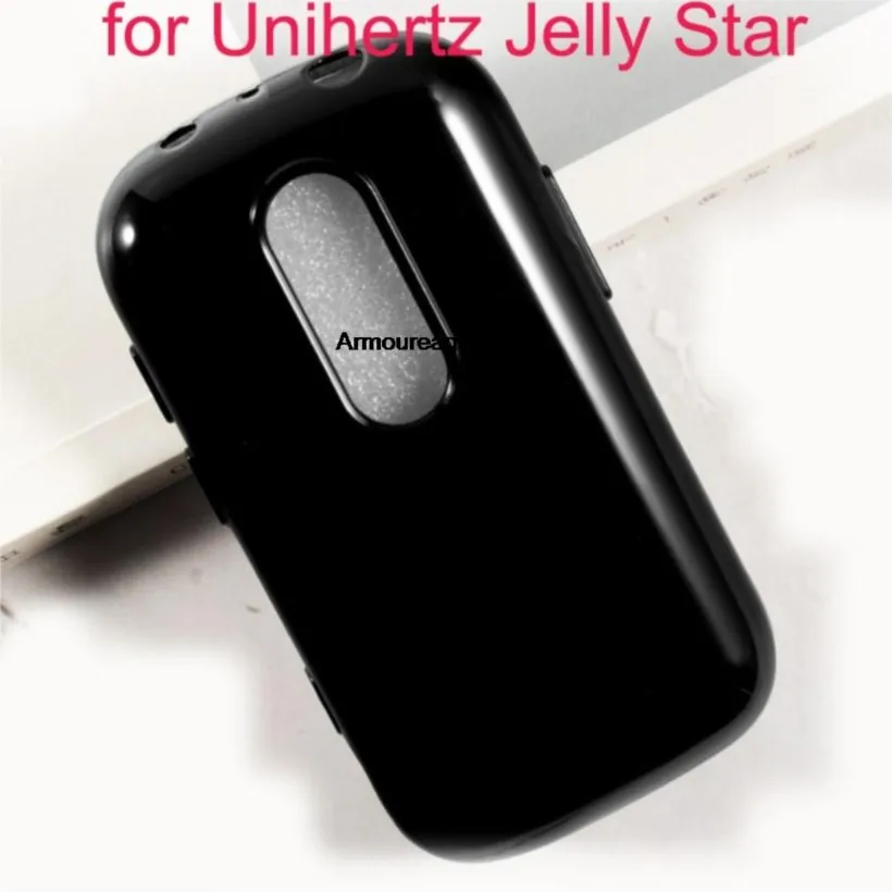 Custodia Morbida In Silicone Per Telefono Per Unihertz Jelly Star Tpu Cover Posteriore Custodie Nere Guard On Per Unihertz Jelly Star Custodia Protett