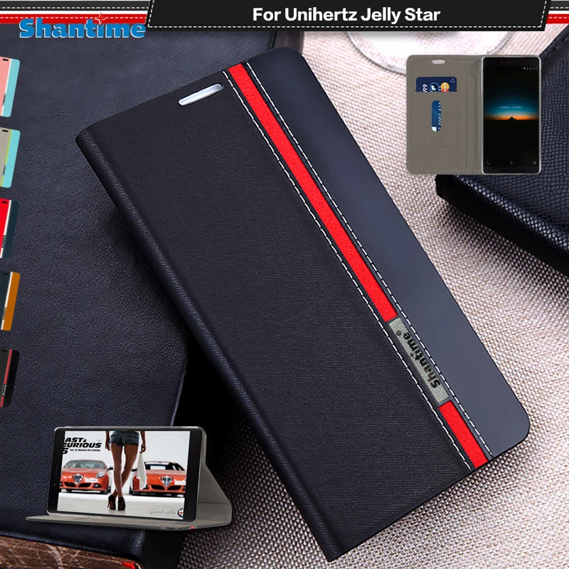 Custodia In Pelle Pu Di Lusso Per Unihertz Jelly Star Flip Case Per Unihertz Jelly Star Custodia Morbida In Silicone Tpu Cover Posteriore