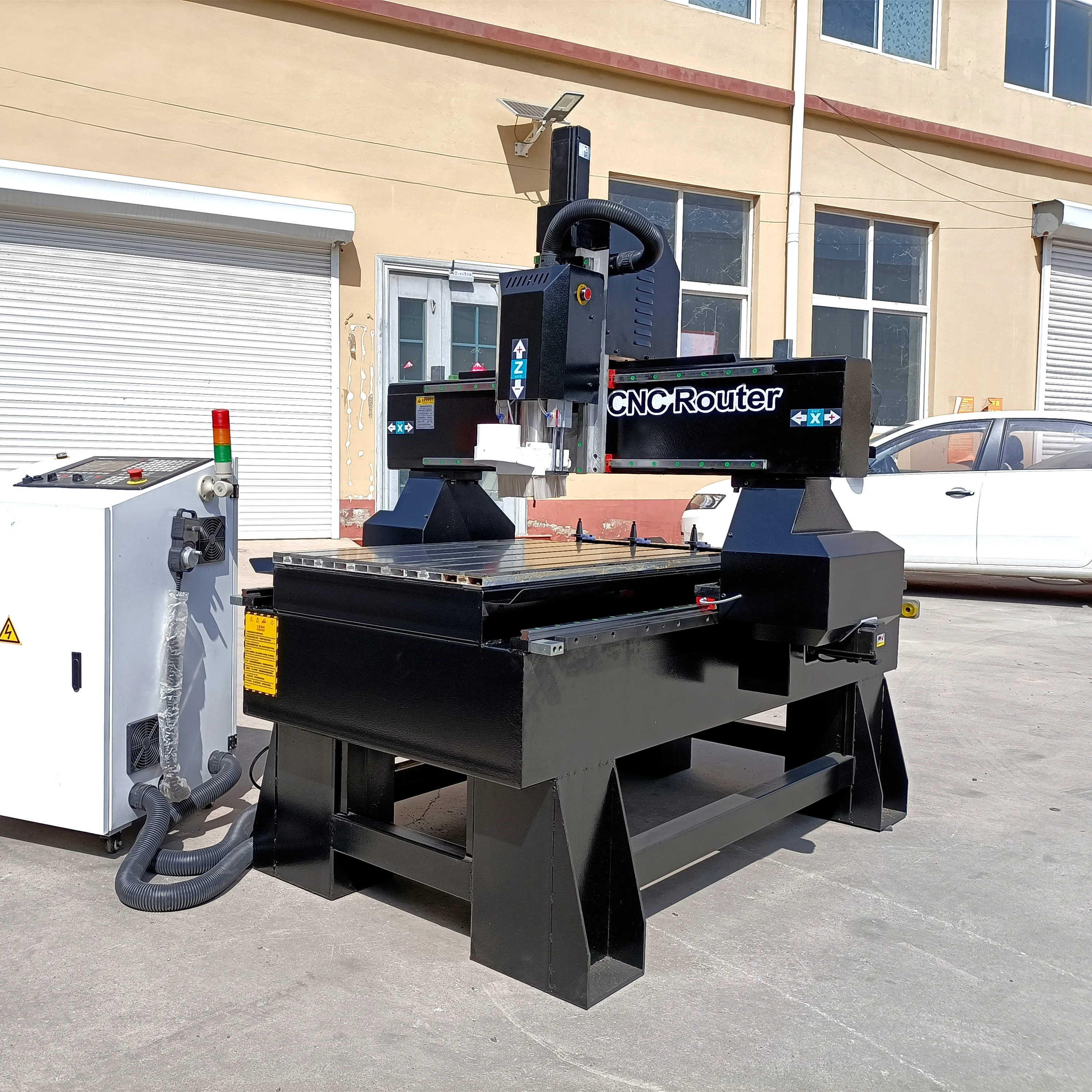 Easy Operate Rack Pignone Trasmissione Heavy 9060 Atc Router Di Cnc Con Mist Sprary/T-Slot Table Fresatrice Cnc Piccola Impresa