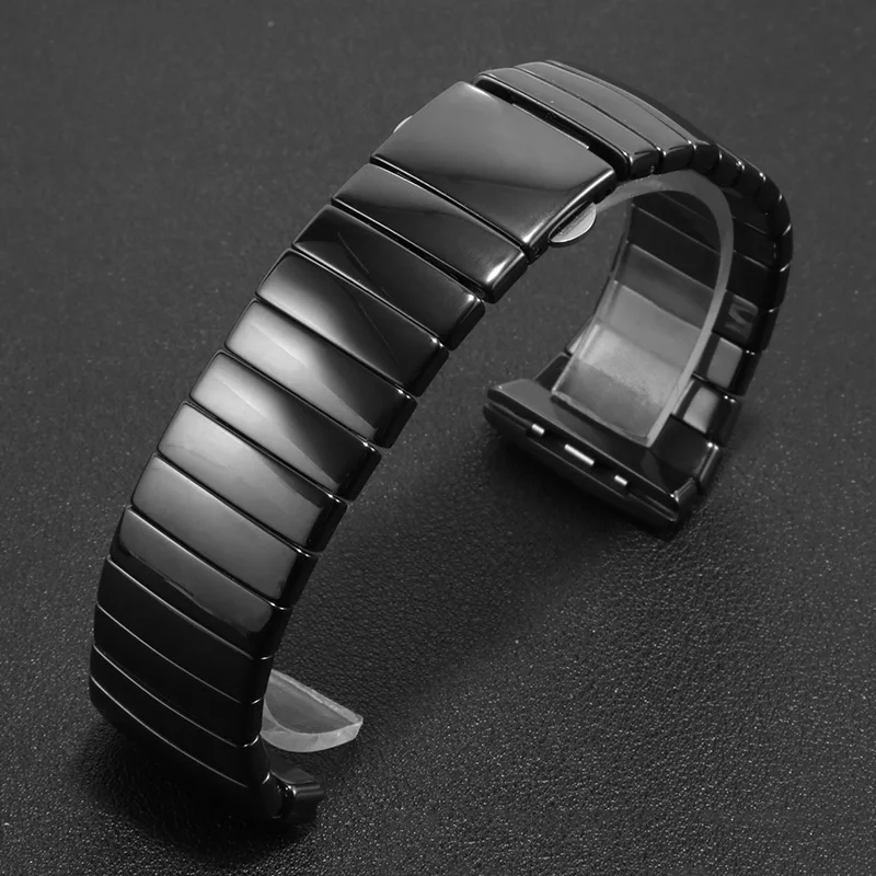 Sostituzione Del Cinturino In Ceramica Rado Sintra Series Bracciale Con Interfaccia Concava Nera Accessori Per Orologi Da Uomo 17 26 29Mm