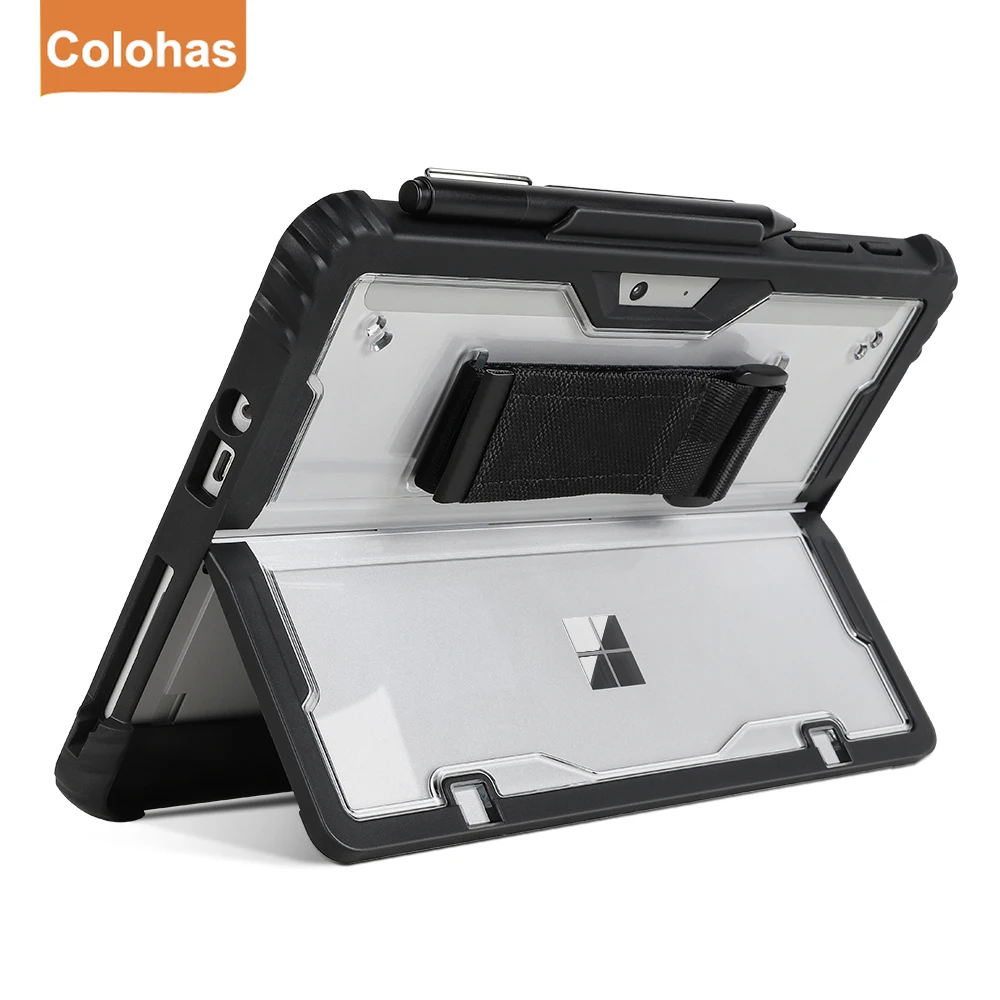 Custodia Per Microsoft Surface Pro 7 6 5 4 Pro Lte Surface Go 1 2 3 Custodia Protettiva Robusta All-In-One Con Portapenne Magnetico