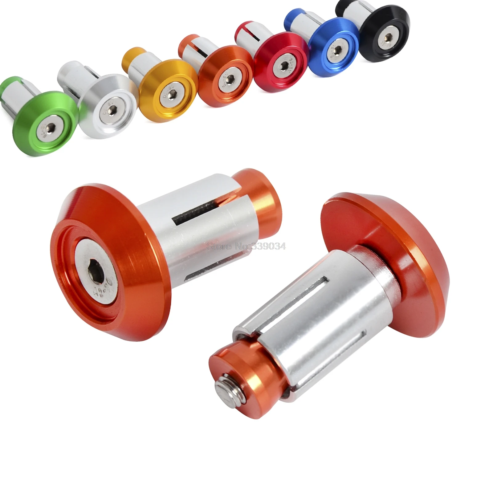 Nicecnc 7/8 "22Mm 1-1/8" 28Mm Manubrio Grips End Maniglia Bar Cap Tappi Per Ktm 125 250 350 450 525 690 990 Sx Exc Smr Mxc Sxs