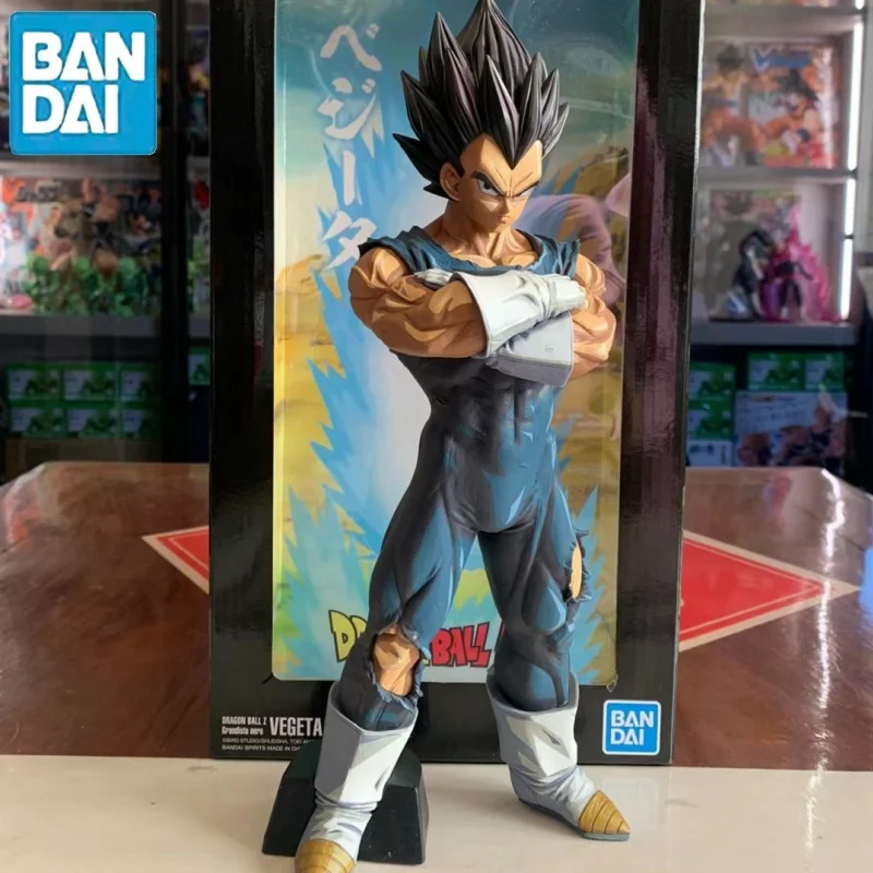 Originale Dragon Ball Bandai Banpresto Grandista Vegeta Action Figure Manga Dimensioni Super Saiyan Pvc Toy Doll Collection Gift