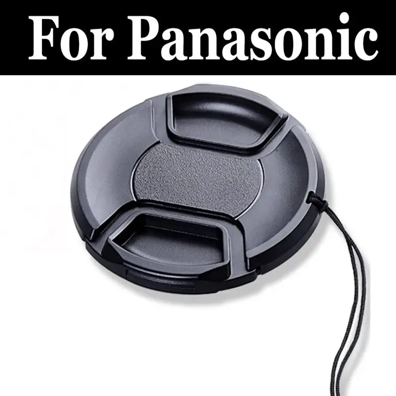 Tappo Copriobiettivo Anti-Perso Corda Set Per Dcamera Per Panasonic Lumix Dmc Fx66 700 75 78 90 Fz 100 1000 150 200 2500 300 40 47 60 70