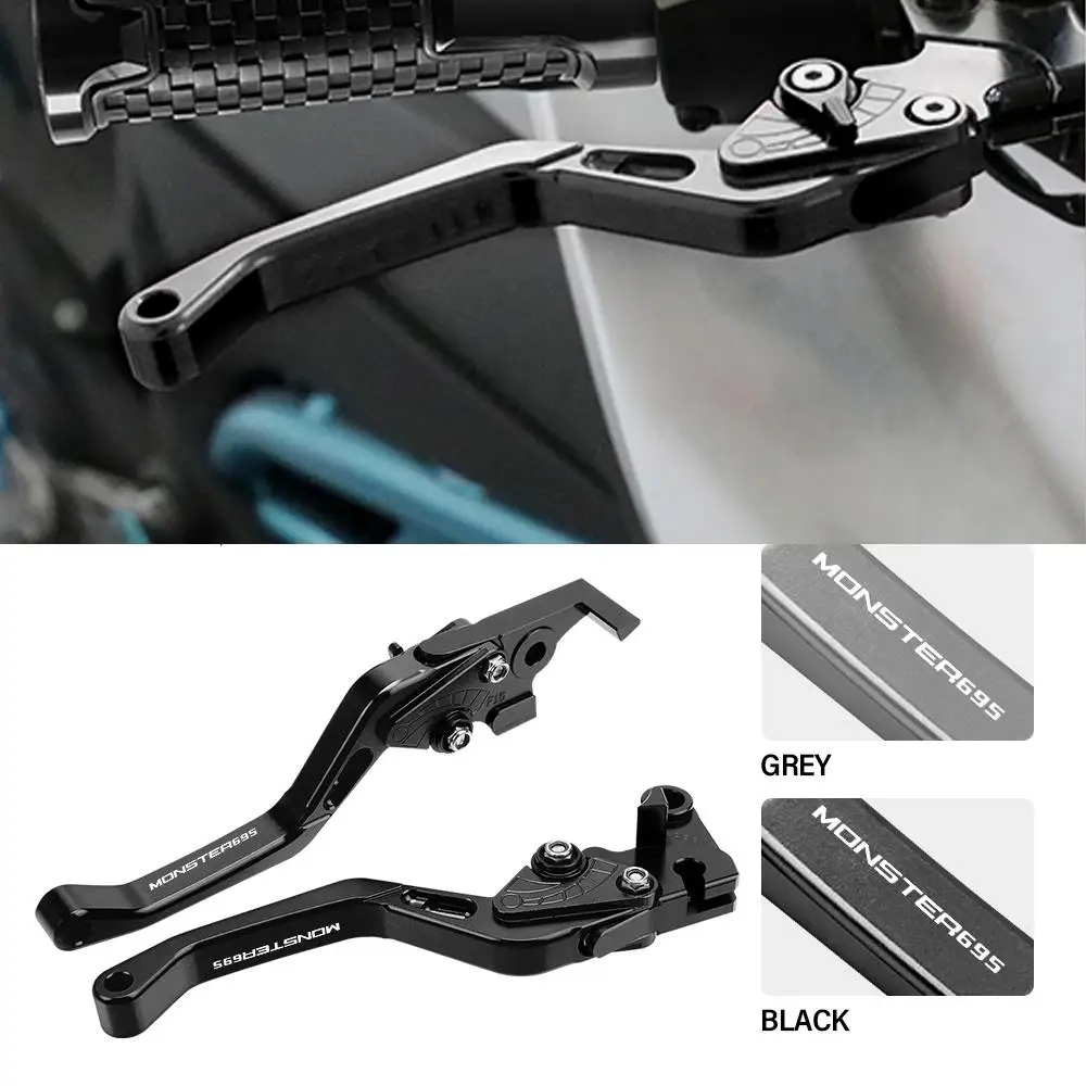 Moto Motore Regolabile Freno Leve Frizione Maniglia Accessori Manopole Per Ducati 695 Monster 2007 2008 695 Monster