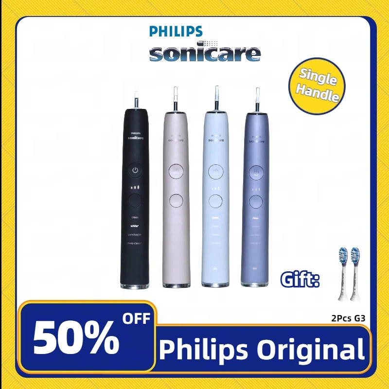 Philips Sonicare Serie 9000 Hx992 Con 2 Testine Philips G3 Smartseries Manico Per Spazzolino Elettrico Sonico