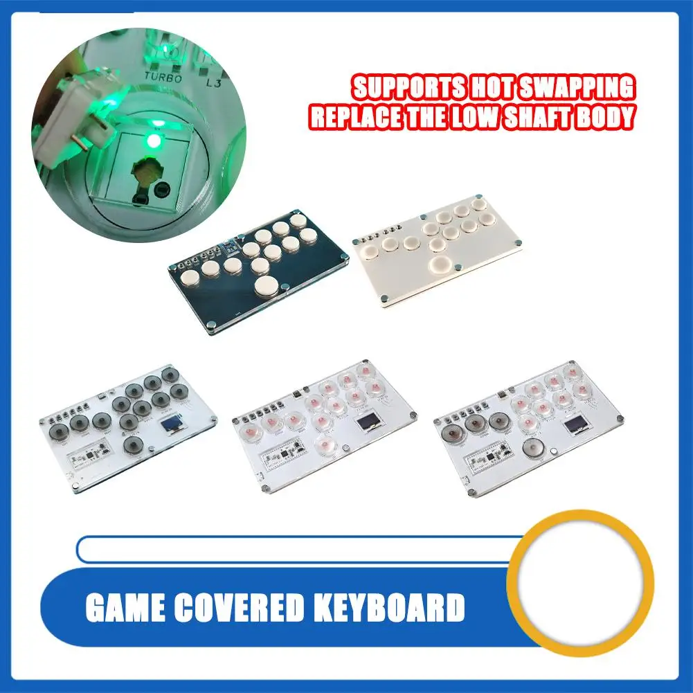 Rp2040 Fighting Hitbox Raspberry Pi Street Fighter 6 Gioco Ps4 Coperto Tekken Punk Joystick A3M1