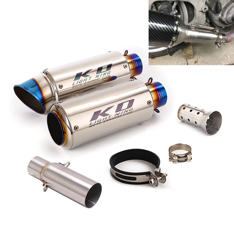 Per Piaggio Beverly 125/300 Mp3 125/250 Lt 300 X10 125 Scarico Moto Mid Link Tubo Slip On Marmitta Fuga Con Db Killer