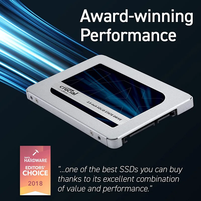 Crucial Unità A Stato Solido Interno Mx500 250Gb 500Gb 1Tb 2Tb 4Tb Bx500 480G 240Gb Sata3.0 Ssd Hdd Hard Disk Pc Scheda Madre Cpu
