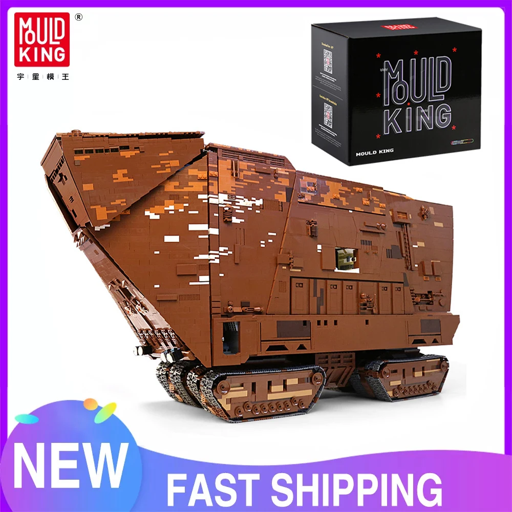 Mold King 21009 Star Plan Toys The Moc-13289 Motorizzato Cavegod Ucs Sandcrawler Star Destroyer Model Building Blocks Regali Per Bambini