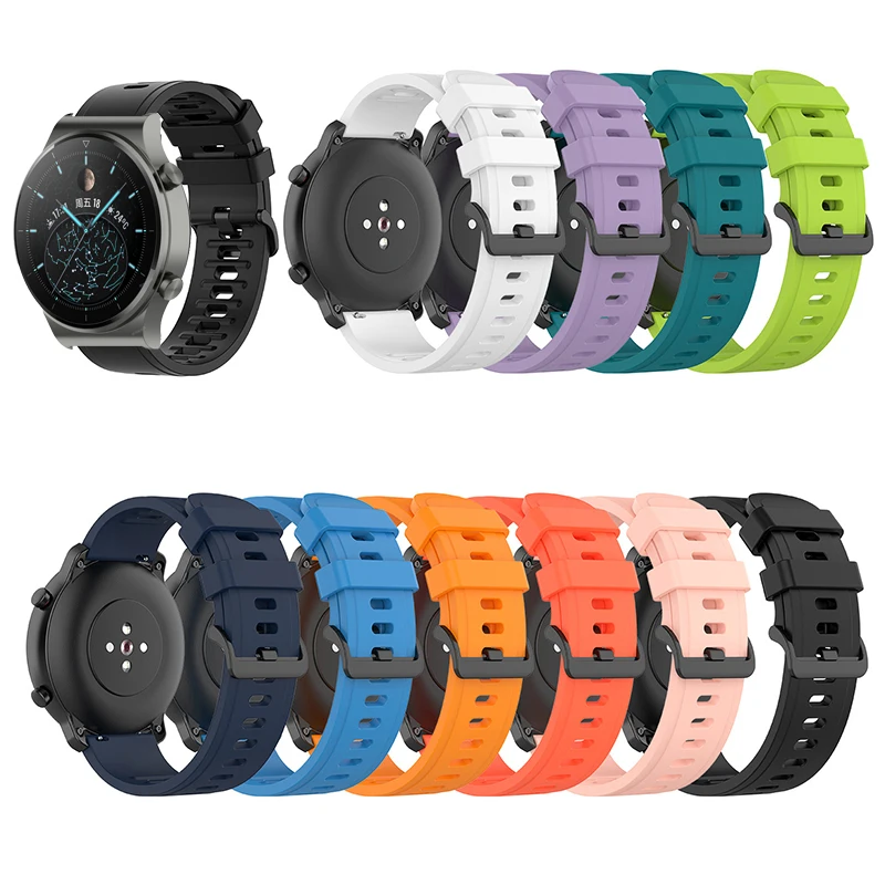 Per Huawei Watch 4 3 Pro New Wristband 22Mm Cinturino In Silicone Per Samsung Galaxy Watch 3 45Mm 46Mm Gear S3 Frontier Bracciale Strap
